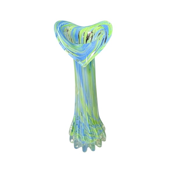 Murano Style Jack in the Pulpit Art Glass Vase - Picture 1 of 6